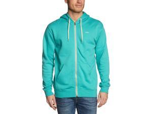 Vans Men's Core Basics Full Zip Skateboard Hoodie-Turquoise-2XL Vans Men's Core Basics Full Zip Skateboard Hoodie-Turquoise-2XL