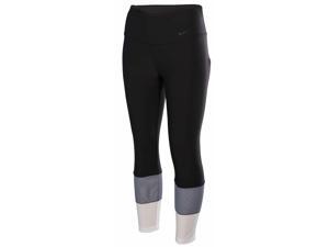 Nike Women's Dri-Fit Legend 2.0 Crop Training Tights-Black/Gray/White-Large Nike Women's Dri-Fit Legend 2.0 Crop Training Tights-Black/Gray/White-Large