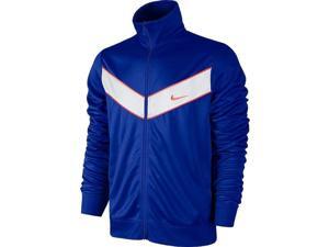 Nike Men's Striker Full Zip Mock Track Jacket-Deep Royal Blue-Large Nike Men's Striker Full Zip Mock Track Jacket-Deep Royal Blue-Large