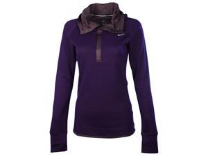 Nike Women's Dri-Fit Wool Running Hoodie-Eggplant-Small Nike Women's Dri-Fit Wool Running Hoodie-Eggplant-Small