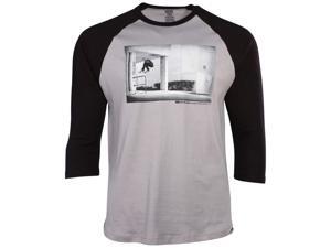 Vans Big Boys' (8-20) Off The Wall Pix Raglan T-Shirt-Granite/Black-Medium Vans Big Boys' (8-20) Off The Wall Pix Raglan T-Shirt-Granite/Black-Medium