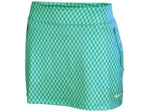 Nike Women's Dri-Fit Gingham Flight Golf Skort-Turquoise-Medium Nike Women's Dri-Fit Gingham Flight Golf Skort-Turquoise-Medium