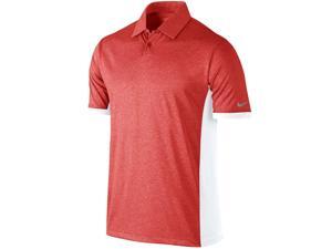 Nike Men's Dri-Fit Victory Block Golf Polo Shirt-Heather Red/White-XL Nike Men's Dri-Fit Victory Block Golf Polo Shirt-Heather Red/White-XL