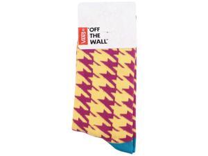 Vans Girls' Kaley Crew Graphic Socks-Mustard/Purple-1-6 Vans Girls' Kaley Crew Graphic Socks-Mustard/Purple-1-6