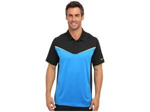 Nike Men's Dri-Fit Innovation Colorblock Golf Polo Shirt-Blue/Black-Small Nike Men's Dri-Fit Innovation Colorblock Golf Polo Shirt-Blue/Black-Small