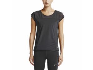 Nike Women's Dri-Fit Ultralite Running Shirt-Black-Large Nike Women's Dri-Fit Ultralite Running Shirt-Black-Large