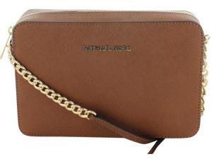 Micheal Kors Jet Set Women's Large Leather Crossbody Handbag Micheal Kors Jet Set Women's Large Leather Crossbody Handbag