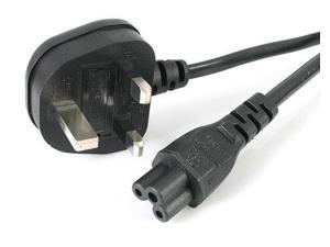 StarTech 6 ft Laptop Power Cord - 3 Slot for UK StarTech 6 ft Laptop Power Cord - 3 Slot for UK