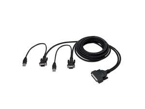 Belkin OmniViewâ„¢ ENTERPRISE Series Dual-Port USB KVM Cable, 1.8m Belkin OmniViewâ„¢ ENTERPRISE Series Dual-Port USB KVM Cable, 1.8m