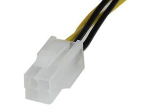 StarTech 8in ATX12V 4 Pin P4 CPU Power Extension Cable - M/F StarTech 8in ATX12V 4 Pin P4 CPU Power Extension Cable - M/F