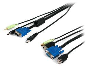 StarTech 10 ft. Black USB 4-in-1 Console Extension Cable StarTech 10 ft. Black USB 4-in-1 Console Extension Cable