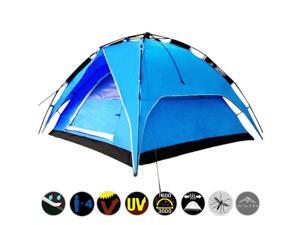 Yaheetech Outdoor Waterproof Automatic 3-4 People Camping Family Tent (Blue) Yaheetech Outdoor Waterproof Automatic 3-4 People Camping Family Tent (Blue)