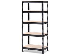 Yaheetech 5 Tier Storage Shelves Storage Rack Heavy Duty Shelf Steel Shelving Unit,27 by 12 by 60 Inch Yaheetech 5 Tier Storage Shelves Storage Rack Heavy Duty Shelf Steel Shelving Unit,27 by 12 by 60 Inch