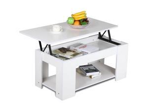 Yaheetech Lift Up Top Coffee Table with Storage & Shelf Modern Occasional Table White Yaheetech Lift Up Top Coffee Table with Storage & Shelf Modern Occasional Table White