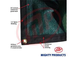 Size: 6 ft. x 10 ft. - 90% Premium Shade Fabric, Shade Cloth, Shade Sail, Sun Shade (MN-MS90-G0610) Size: 6 ft. x 10 ft. - 90% Premium Shade Fabric, Shade Cloth, Shade Sail, Sun Shade (MN-MS90-G0610)