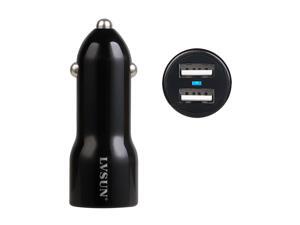 Car Charger, Lvsun Ultra Small USB Car Charger 2-port Mobile Phone Car Charger Cigarette Fit for Iphone 6, Iphone 6 Plus, Iphone 5s 5c 5, Ipad Air, Ipad Mini, Galaxy S6 and S6 Edge, Galaxy S5 S4, etc Car Charger, Lvsun Ultra Small USB Car Charger 2-port Mobile Phone Car Charger Cigarette Fit for Iphone 6, Iphone 6 Plus, Iphone 5s 5c 5, Ipad Air, Ipad Mini, Galaxy S6 and S6 Edge, Galaxy S5 S4, etc