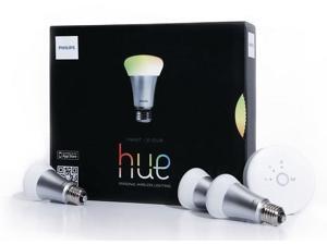 Philips Hue Wireless Lighting Starter Pack 3 Bulbs + Wireless Router Genuine Philips Hue Wireless Lighting Starter Pack 3 Bulbs + Wireless Router Genuine