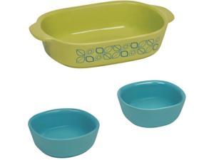 Corningware 1118089 Bakeware Set, 3-Piece Corningware 1118089 Bakeware Set, 3-Piece