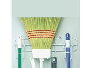 Closetmaid 3462 Broom & Mop Holder, 16", White Closetmaid 3462 Broom & Mop Holder, 16", White