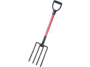 Bully Tools 92370 Spading Fork with Fiberglass D-Grip Handle Bully Tools 92370 Spading Fork with Fiberglass D-Grip Handle