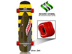 Shark Wheel Bomber Complete Longboard Shark Wheel Bomber Complete Longboard