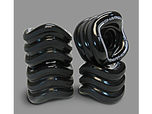 Shark Wheel Square Skateboard/Longboard Wheels (Black 70mm, 80a) Shark Wheel Square Skateboard/Longboard Wheels (Black 70mm, 80a)