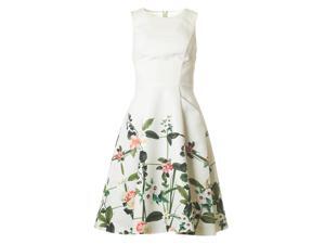 Secret Trellis Print Full Skirt Dress Secret Trellis Print Full Skirt Dress