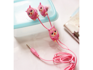 Creative Stereo earphones Owl style Cartoon mobile phone computer General In-Ear Audio-visual accessories & games headset Creative Stereo earphones Owl style Cartoon mobile phone computer General In-Ear Audio-visual accessories & games headset