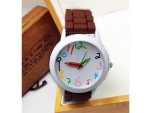 Geneva Silicone Jelly Watches Silicone + Metal Country Style Unisex Sports/Leisure & Pencil Pointer Watches Geneva Silicone Jelly Watches Silicone + Metal Country Style Unisex Sports/Leisure & Pencil Pointer Watches