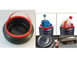 Automotive Supplies Retractable Storage Barrel 4 L High Temperature Resistant Material Popular Practical Wastebasket Magic Barrel Automotive Supplies Retractable Storage Barrel 4 L High Temperature Resistant Material Popular Practical Wastebasket Magic Barrel