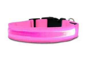 Furhaven Pet NAP Safety LED Light up Collar for Dogs (M) - Pink Furhaven Pet NAP Safety LED Light up Collar for Dogs (M) - Pink