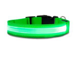 Furhaven Pet NAP Safety LED Light up Collar for Dogs (S) - Green Furhaven Pet NAP Safety LED Light up Collar for Dogs (S) - Green