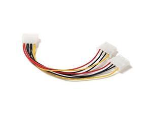 Computer Molex 4 Pin Power Supply Y Splitter Cable Computer Molex 4 Pin Power Supply Y Splitter Cable