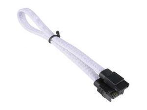 NZXT 300mm Braided SATA Data Extension Cable Cord White ( CBW-SATA-11 ) NZXT 300mm Braided SATA Data Extension Cable Cord White ( CBW-SATA-11 )