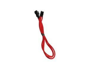 NZXT CABLE-NT-CB-3F600-R 600mm 3 Pin Fan Extension Braided Cable Cord Red NZXT CABLE-NT-CB-3F600-R 600mm 3 Pin Fan Extension Braided Cable Cord Red