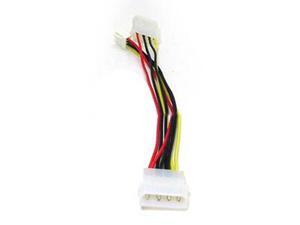 8" inch 4-Pin Molex to 4-Pin + 4-Pin Floppy Power Adapter 8" inch 4-Pin Molex to 4-Pin + 4-Pin Floppy Power Adapter