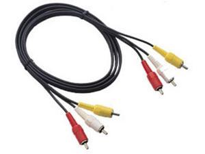 6 Ft Composite RCA Audio Video Cable 6 Foot Male to Male M-M by BattleBorn Cable 6 Ft Composite RCA Audio Video Cable 6 Foot Male to Male M-M by BattleBorn Cable