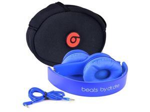 Beats by Dr. Dre Solo HD Foldable On-Ear Stereo Headphones w/Detachable Inline Remote/Mic 3.5mm Cable & Case (Blue) Beats by Dr. Dre Solo HD Foldable On-Ear Stereo Headphones w/Detachable Inline Remote/Mic 3.5mm Cable & Case (Blue)