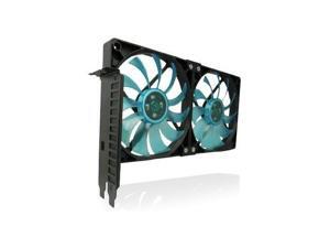 Gelid SL-PCI-02 Accessories PCI Slot Fan Holder * 2 x Slim 12 UV Blue Fan Gelid SL-PCI-02 Accessories PCI Slot Fan Holder * 2 x Slim 12 UV Blue Fan