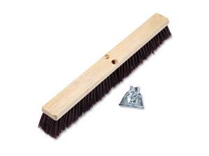 Floor Brush Head 3 1/4" Maroon Stiff Polypropylene 24" Floor Brush Head 3 1/4" Maroon Stiff Polypropylene 24"
