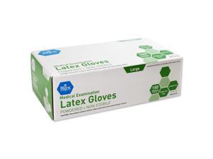 MedPride 50155 Latex Exam Gloves Large Non-Sterile Powdered 100/BX MedPride 50155 Latex Exam Gloves Large Non-Sterile Powdered 100/BX