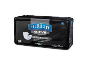 FitRight Active Male Guards 6 x 11 White 52/Pack FitRight Active Male Guards 6 x 11 White 52/Pack