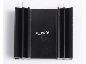 5PCS Triode IC heat sink For TO-220 Aluminum 30*34*12MM 5PCS Triode IC heat sink For TO-220 Aluminum 30*34*12MM