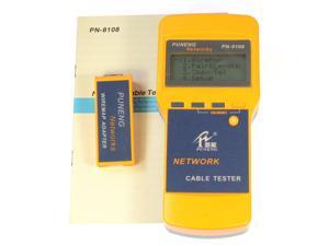 CAT5 RJ45 Network Cable Tester Analyzer Meter Length PN8108 Multifunction LAN Phone Coaxial Meter Digital CAT5 RJ45 Network Cable Tester Analyzer Meter Length PN8108 Multifunction LAN Phone Coaxial Meter Digital