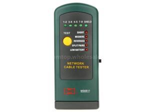 MASTECH MS6811 Network Cable Tester Line Tracker 10Base-T T568A T568B Token Ring MASTECH MS6811 Network Cable Tester Line Tracker 10Base-T T568A T568B Token Ring