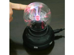 Colorful USB Hub Plasma Ball High Speed USB 2.O 4 Ports Touch Lighting Hub Colorful USB Hub Plasma Ball High Speed USB 2.O 4 Ports Touch Lighting Hub