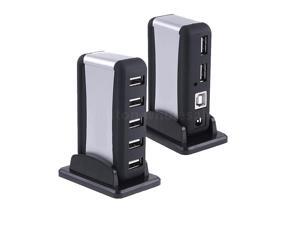 Best 2 PCS High Speed 7 Ports USB Hub W/ UK Plug AC Power Adapter for PC Laptop Best 2 PCS High Speed 7 Ports USB Hub W/ UK Plug AC Power Adapter for PC Laptop