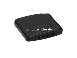 Black Bluetooth Music Audio 30 Pin Receiver Adapter A2DP for iPhone iPod Speaker Black Bluetooth Music Audio 30 Pin Receiver Adapter A2DP for iPhone iPod Speaker
