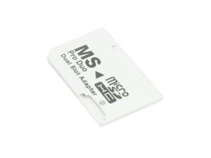Dual Slot MicroSD TF To MS Memory Stick Pro Duo Adapter Sony PSP & Mobile Phone Dual Slot MicroSD TF To MS Memory Stick Pro Duo Adapter Sony PSP & Mobile Phone