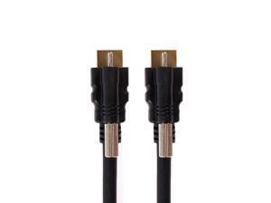 HDMI HDTV 1.4 Male to Male Audio Video Cable with Lock Screws Panel Mount Type HDMI HDTV 1.4 Male to Male Audio Video Cable with Lock Screws Panel Mount Type